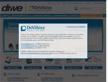 Tablet Screenshot of devilbisshealthcare.com